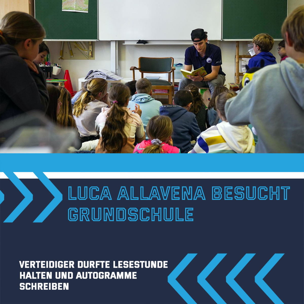 Luca Allavena besucht Grundschule in Garmisch-Partenkirchen